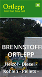 Mobile Screenshot of ortlepp-brennstoffe.de